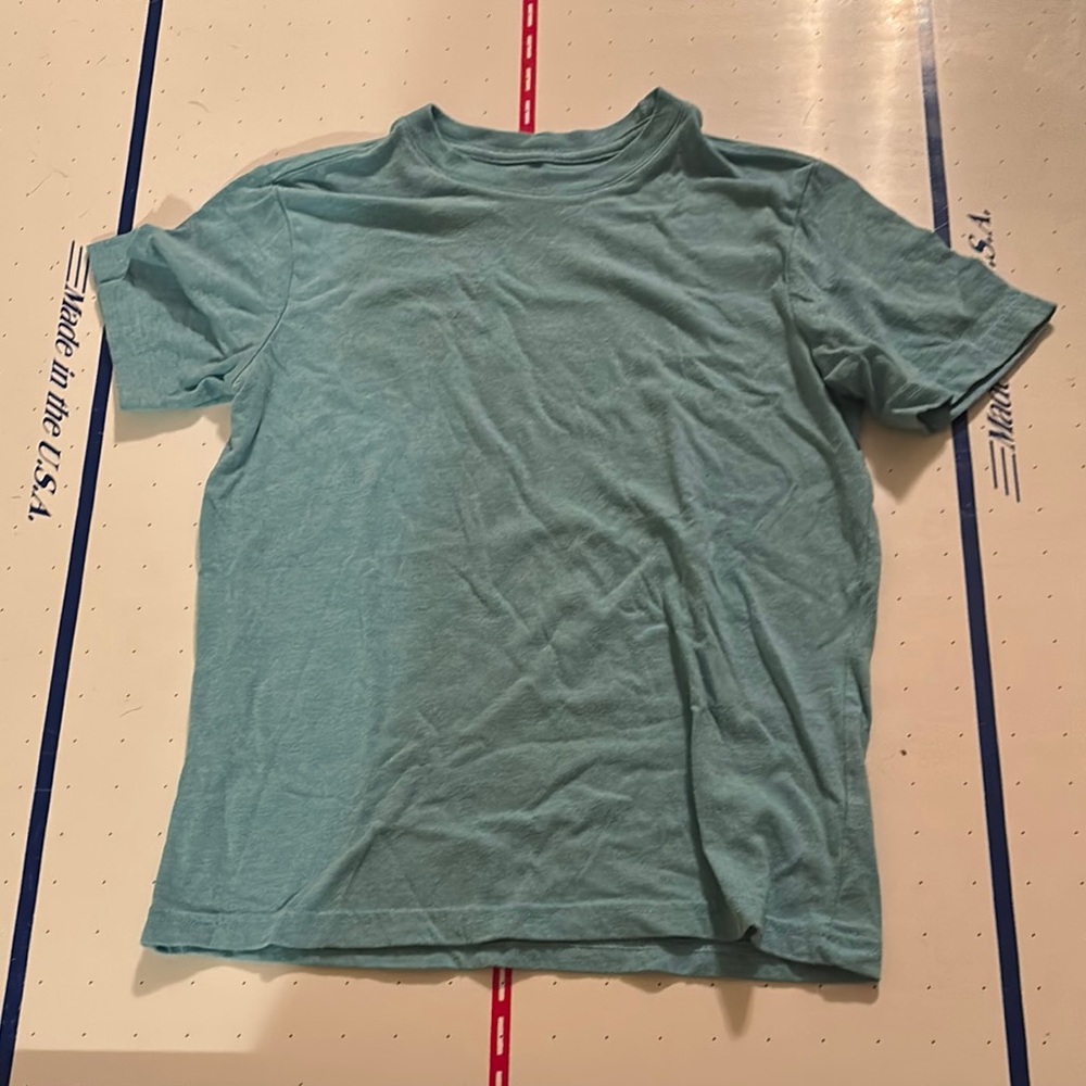 Wonder Nation Aqua Short Sleeve Tee Bous Size 8 Medium Used
